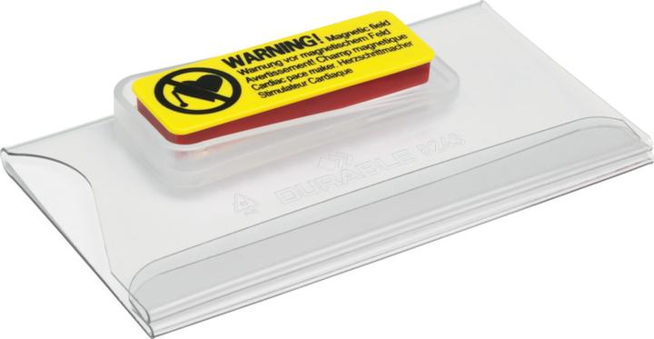 Actual product image Durable Hard foil nameplate with magnet twist-proof