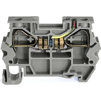 Rs Pro, Kabelverbindung, Reihenklemme Grau, 6mm², 300 V / 35A, Feder