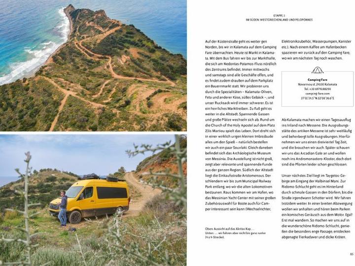 Produktbild On the Road Mit dem Campervan durch Griechenland (Deutsch, Lui Eigenmann, Stephanie Rickenbacher, 2022)