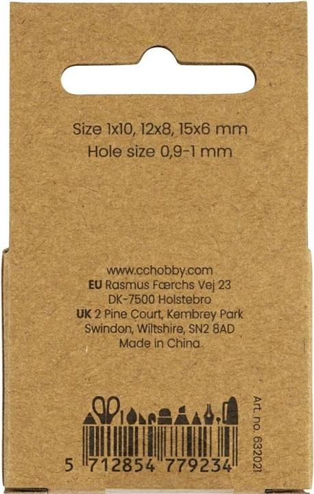 Produktbild Creativ Company Perlen-Set Achatstein Hellbraun, 6-10 mm, Packungsgrösse