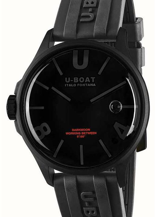 Actual product image U-Boat 9545 Darkmoon Black PVD men's watch 40mm 5ATM (Analogue wristwatch, 40 mm)