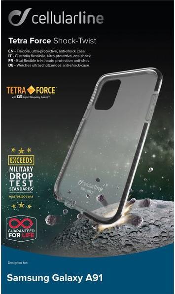 Produktbild Cellularline Tetra Force Shock-Twist (Samsung Galaxy S10 Lite, Samsung Galaxy A91)