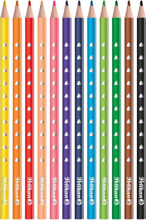 Actual product image Pelikan SILVERINO - Coloured pencils (Multicolor, 12 x)