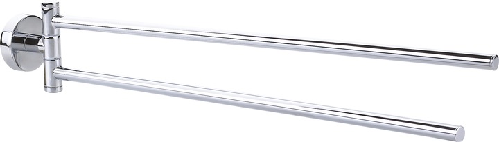 tesa SMOOZ towel rail with two arms incl. adhesive solution without drilling