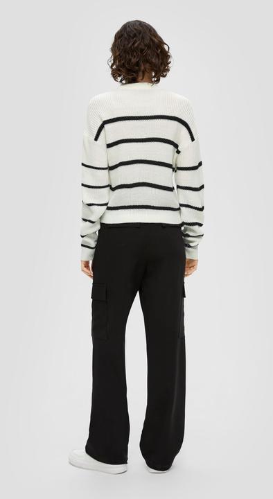 Produktbild s.Oliver Strickpullover Leichter Sommerstrickpullover im Relaxed Fit (XXL)