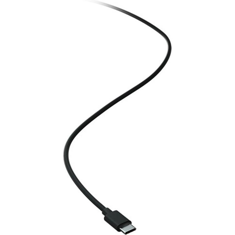 CHERRY xtrfy USB-C to USB-A keyboard cable, standard, braided - black (USB 2.0), USB Kabel