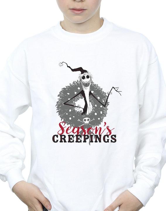 Produktbild Disney The Nightmare Before Christmas Seasons Creepings Wreath Sweatshirt Jungen (140, 146)