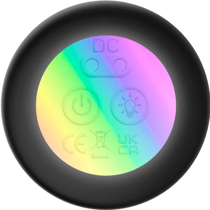 Produktbild IntoYou Krax – Butt Plug mit Vibration, Stossfunktion, LED-Licht und Fernbedienung – Schwarz