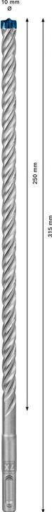 Actual product image Bosch Professional Zubehör Expert SDS plus-7X (10 millimetres)
