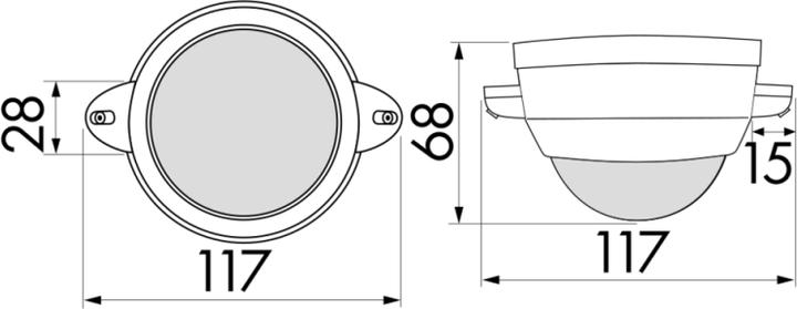 Produktbild BEG 92158 Präsenzmelder PD4-M-2C-DUO-AP (12 m)