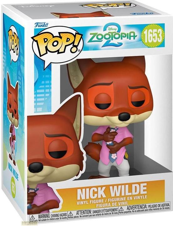 Actual product image Funko POP Zootopia 2 Nick Wilde