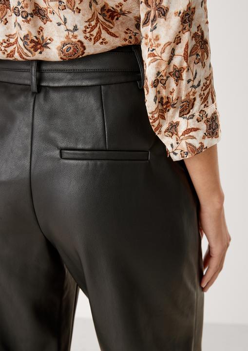 Immagine prodotto s.Oliver Hose Regular: Hose in Leder-Optik (40)