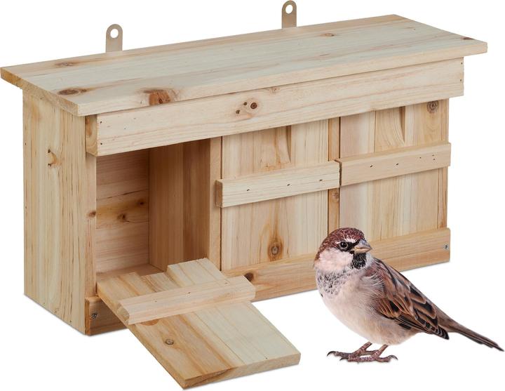 Actual product image Relaxdays Birdhouse
