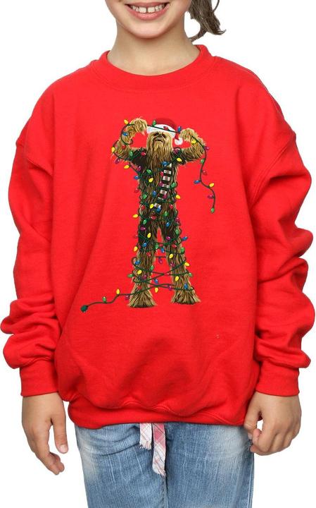 Immagine prodotto Star Wars Chewbacca Christmas Lights Felpa Ragazze (128)