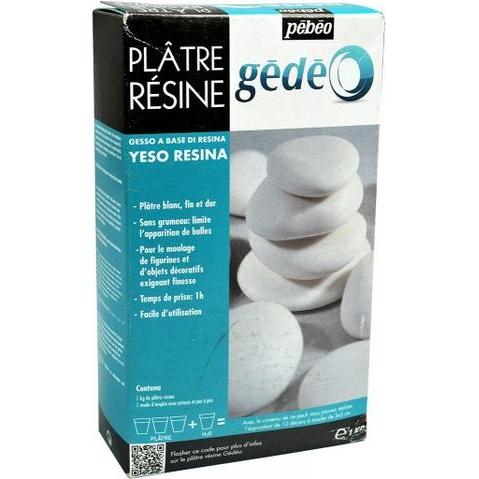 Pebeo, Künstlerfarbe + Bastelfarbe, Gédéo Harzgips 1 KG (die Finesse, Festigkeit und ein weisses Erscheinungsbild erford...