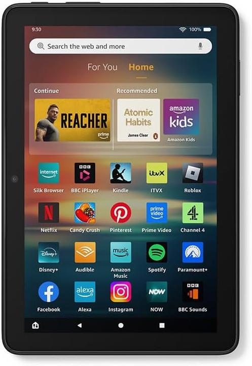 Immagine prodotto Amazon Tablet Fire HD 8 (2024) WiFi 32GB con pubblicità nero B0CVDJ26VQ (Solo WiFi, 8", 32 GB, Nero)
