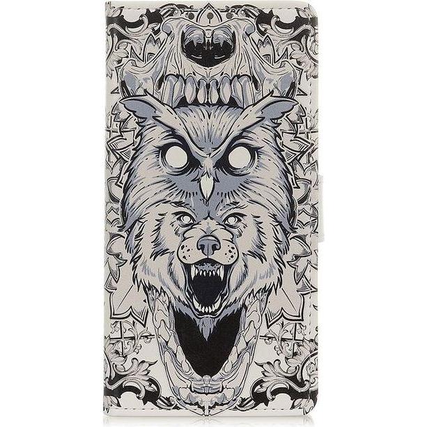 MU Style Leder Bookcover Image II Series (Honor 20 Lite), Smartphone Hülle, Mehrfarbig