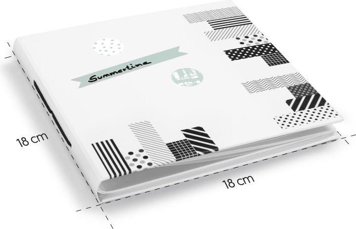 Image du produit Hama Kit créatif, Créez votre propre album avec des accessoires multiples, idée cadeau photo DIY (18 x 18 cm)