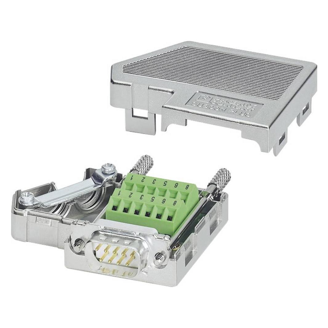 Phoenix Contact SUB-D-Stecker 9-polig SUBCON-PLUS F2, Elektronikkabel + Stecker
