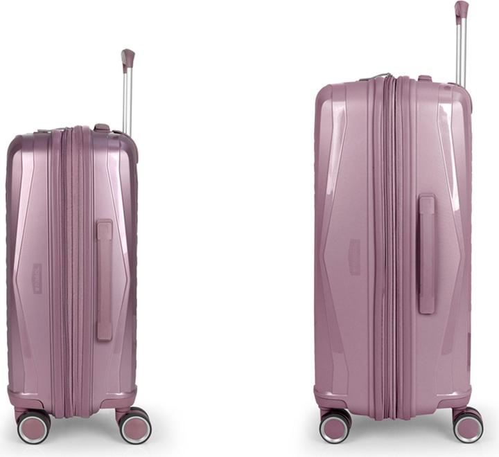 Produktbild Gabol Queens 4 Rollen Kofferset 2-teilig mit Dehnfalte (114 l)