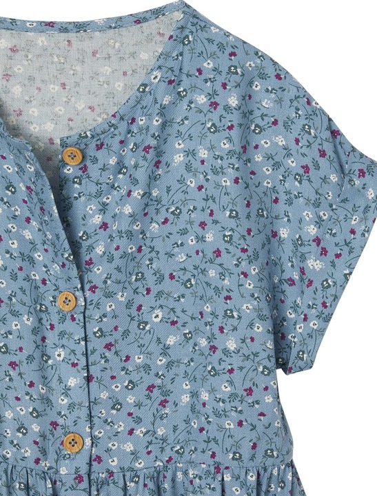 Image du produit Vertbaudet Mädchen Blumenkleid mit Knöpfen (98)