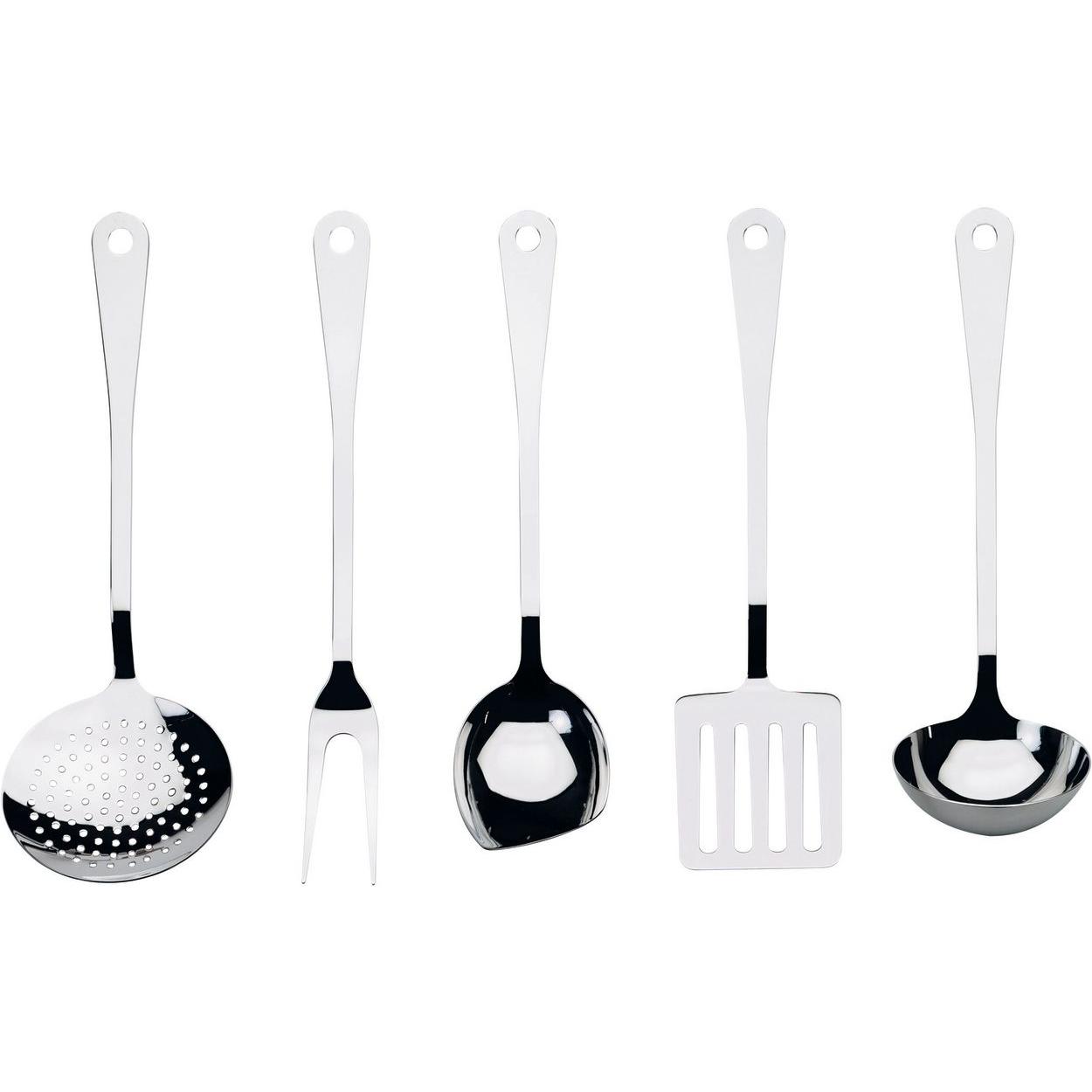 Alessi Küchenset, Kochbesteck, Silber
