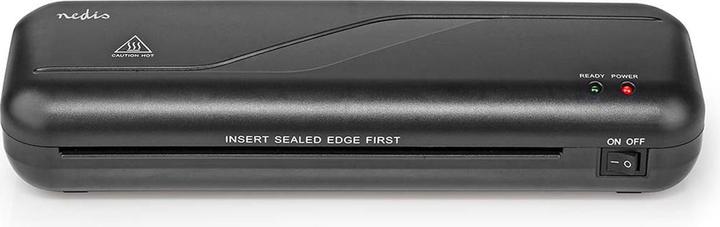 Actual product image Nedis LAMI112BK4 Laminator Hot A4 230 mm/min automatic shut off mains power supply Weak (125 µm, A4)