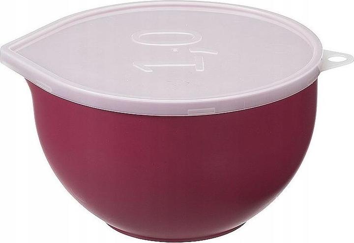 Produktbild Plast team Rhrschssel "Superbowl", 1,0 Liter, rot (1 l, 1x)