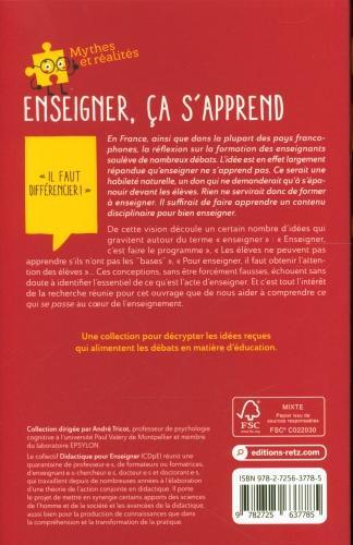 Produktbild Enseigner, ça s'apprend (Französisch, Collectif, 2020)