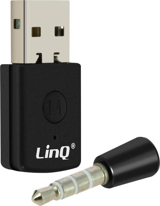 Produktbild LinQ PS4 Bluetooth 4.0 Adapter (USB-A, 3.5mm Klinke)