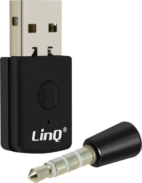 LinQ PS4 Bluetooth 4.0 Adapter (USB-A, 3.5mm jack)