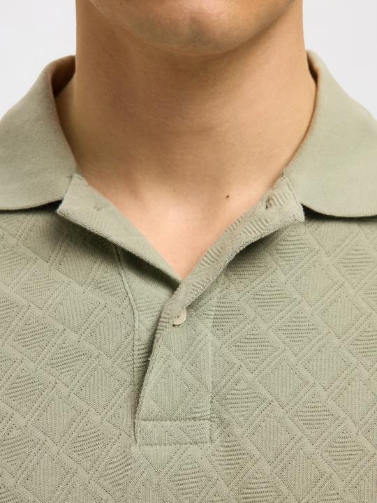 Actual product image Selected Jacquard Polo shirt (L)