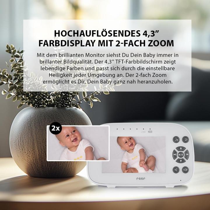 Produktbild Reer BabyCam XL Move (Babyphone mit Kamera, 300 m)