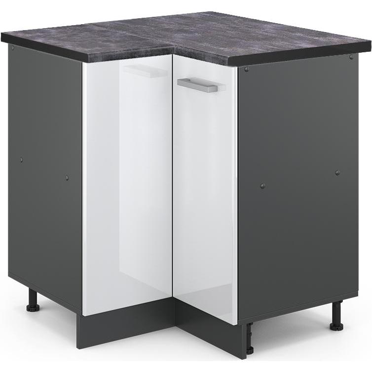 Thumbnail - Vicco, Regal, Eckunterschrank R-Line (75.5 x 60 x 81.5 cm)