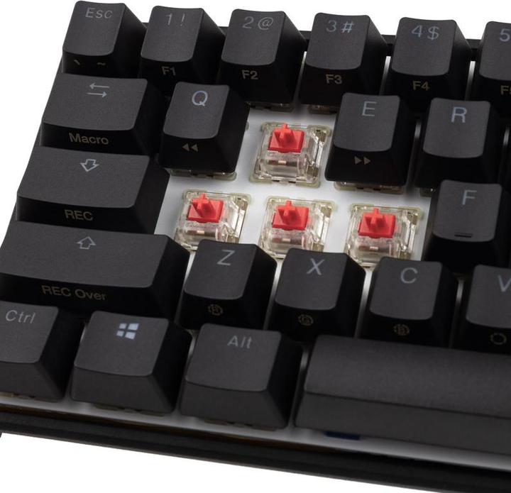 Produktbild Ducky Mecha Pro SF Gaming Tastatur, Cherry MX-Silent-Red (US) (US, Kabelgebunden)
