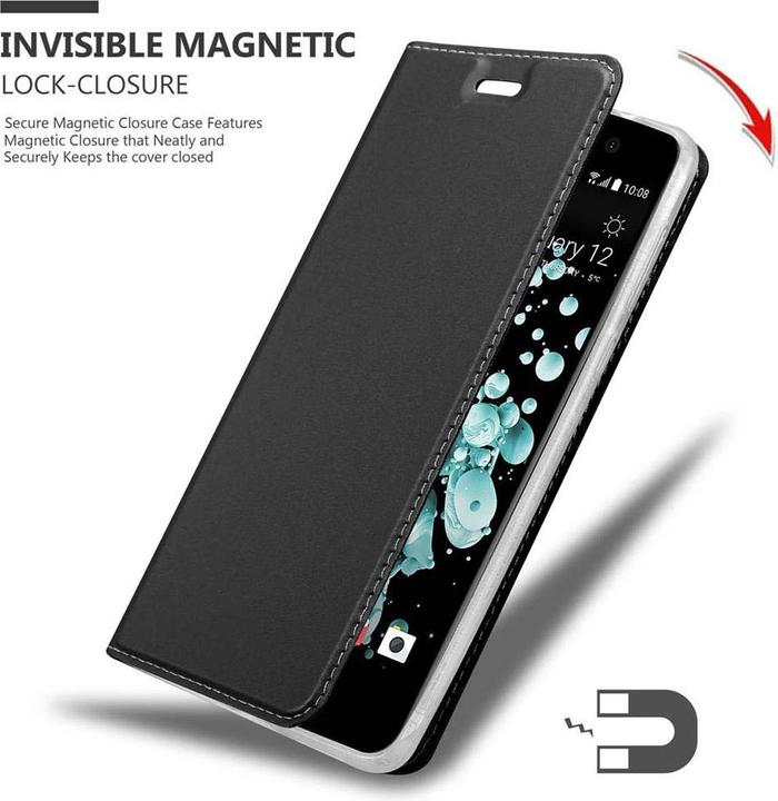 Actual product image Cadorabo Book Classy Style Cover (HTC U Play)
