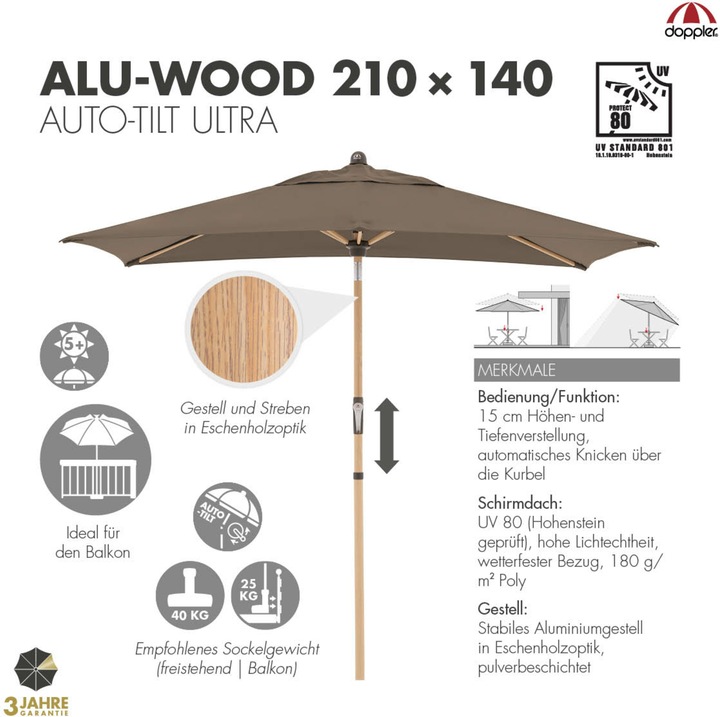 Actual product image Doppler Aluminium Wood Ultra (2.10 m)