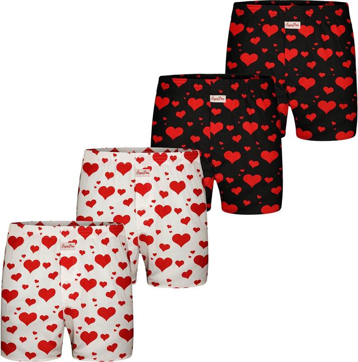 Actual product image Sugar Pine Boxer Valentine's Day (L, pack of 4)