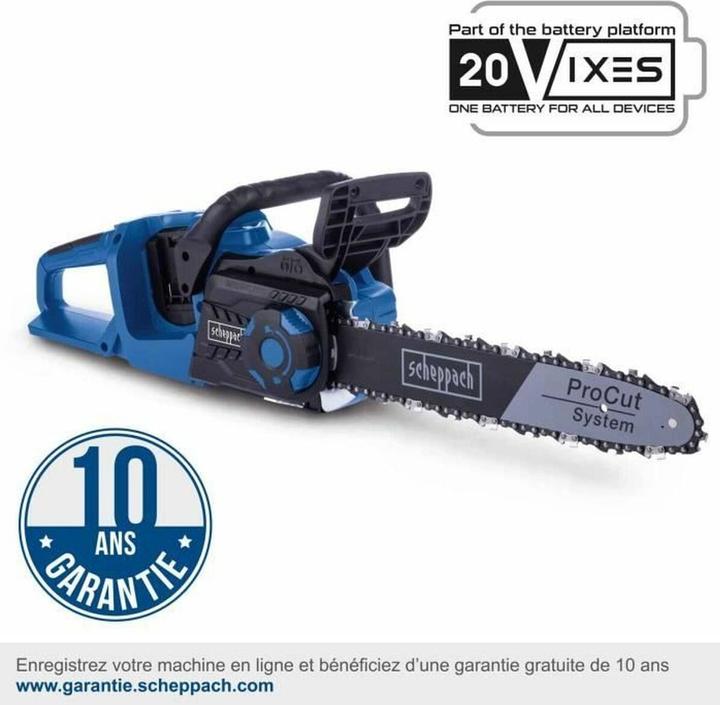 Produktbild Scheppach BC-CS355Duo-X (Akku Kettensäge)