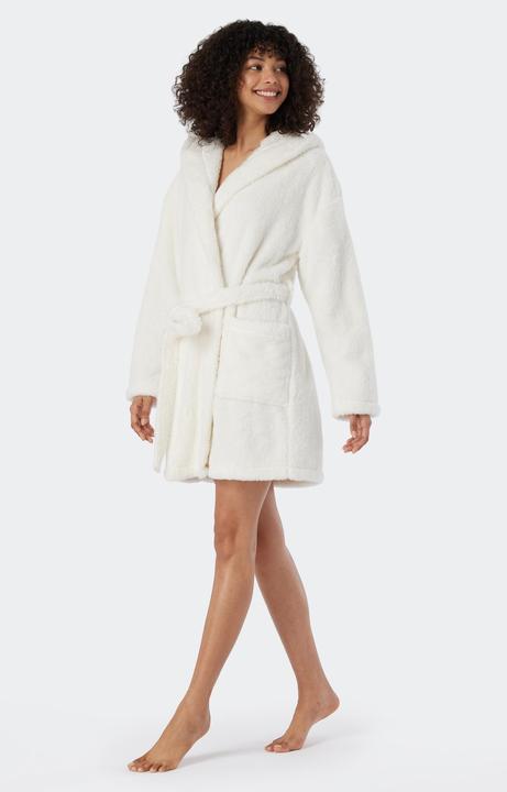 Actual product image Schiesser Teddy Fleece Morgenmantel / Bademantel (S)