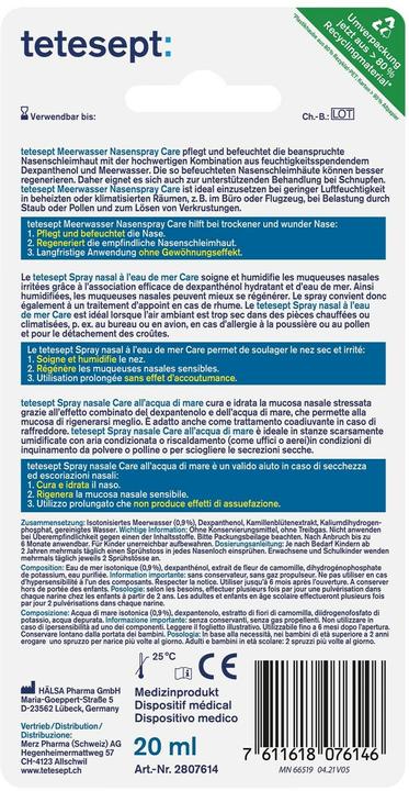 Actual product image Tetesept Seawater Care (1 pcs.)