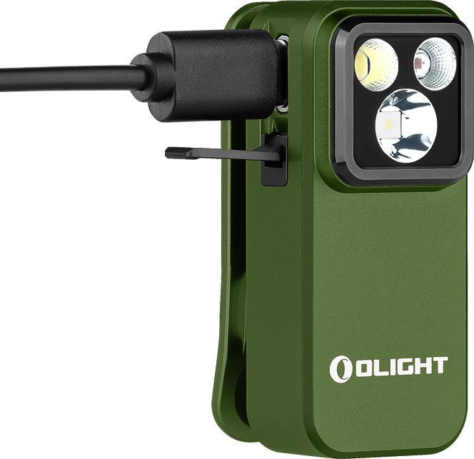 Actual product image Olight 12974 Oclip Pro green Mobile small light LED green