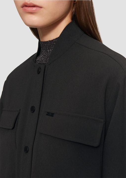 Actual product image S.Oliver Bluse Verkürzte Blusenjacke im Blousonstyle (42)