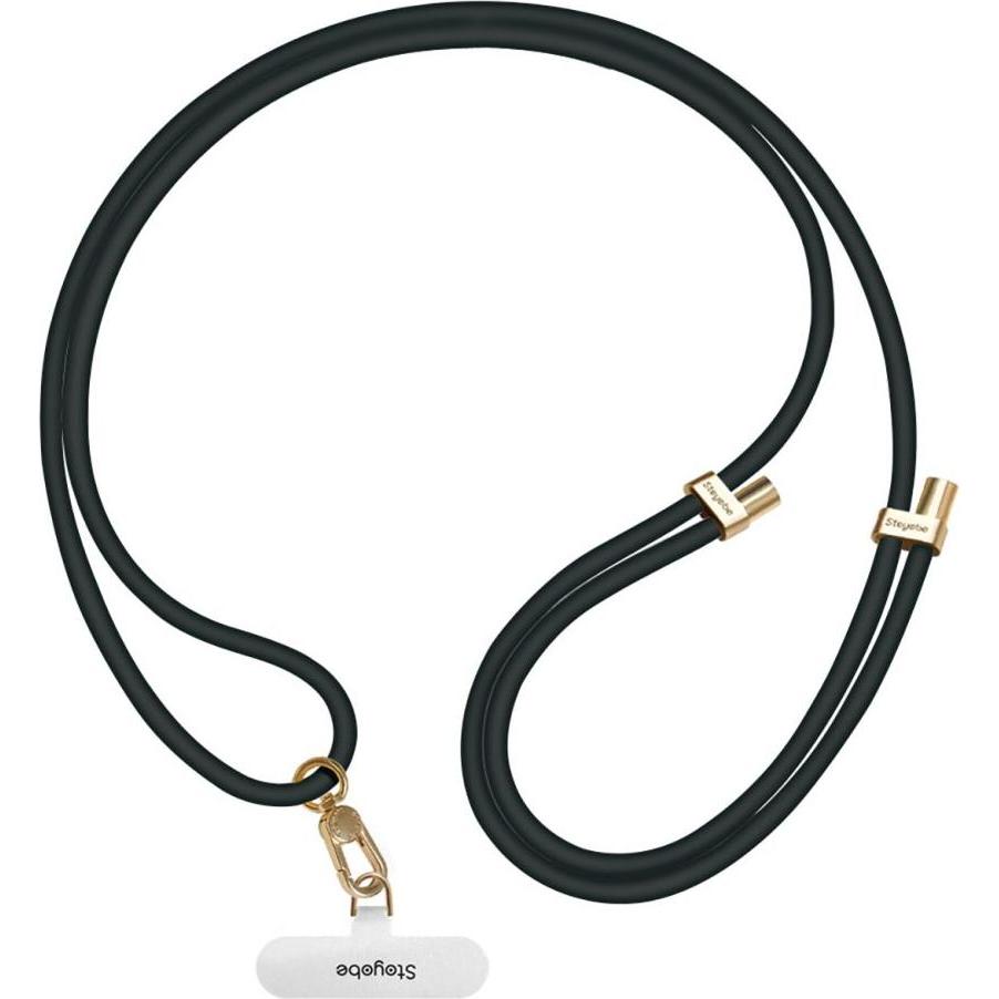 Stoyobe Phone Lanyard Silicone Phone Lanyard - Black, Handykette, Schwarz