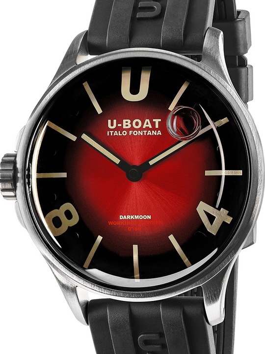 Produktbild U-Boat 9500 Darkmoon Red SS Soleil Herrenuhr 40mm 5ATM (Analoguhr, 40 mm)