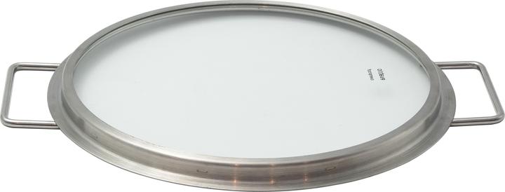 Produktbild Eva Solo Eva Trio - Glasdeckel - Brushed steel - 24 cm (24 cm, Glas, Metall)