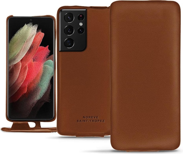 Produktbild Noreve Lederschutzhülle vertikal (Samsung Galaxy S21 Ultra)