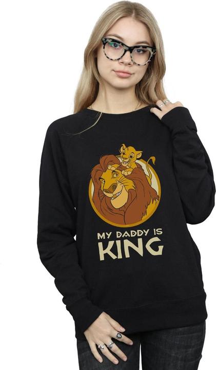 Actual product image Disney Womens/Ladies The Lion King My Daddy Is King Sweatshirt (M)