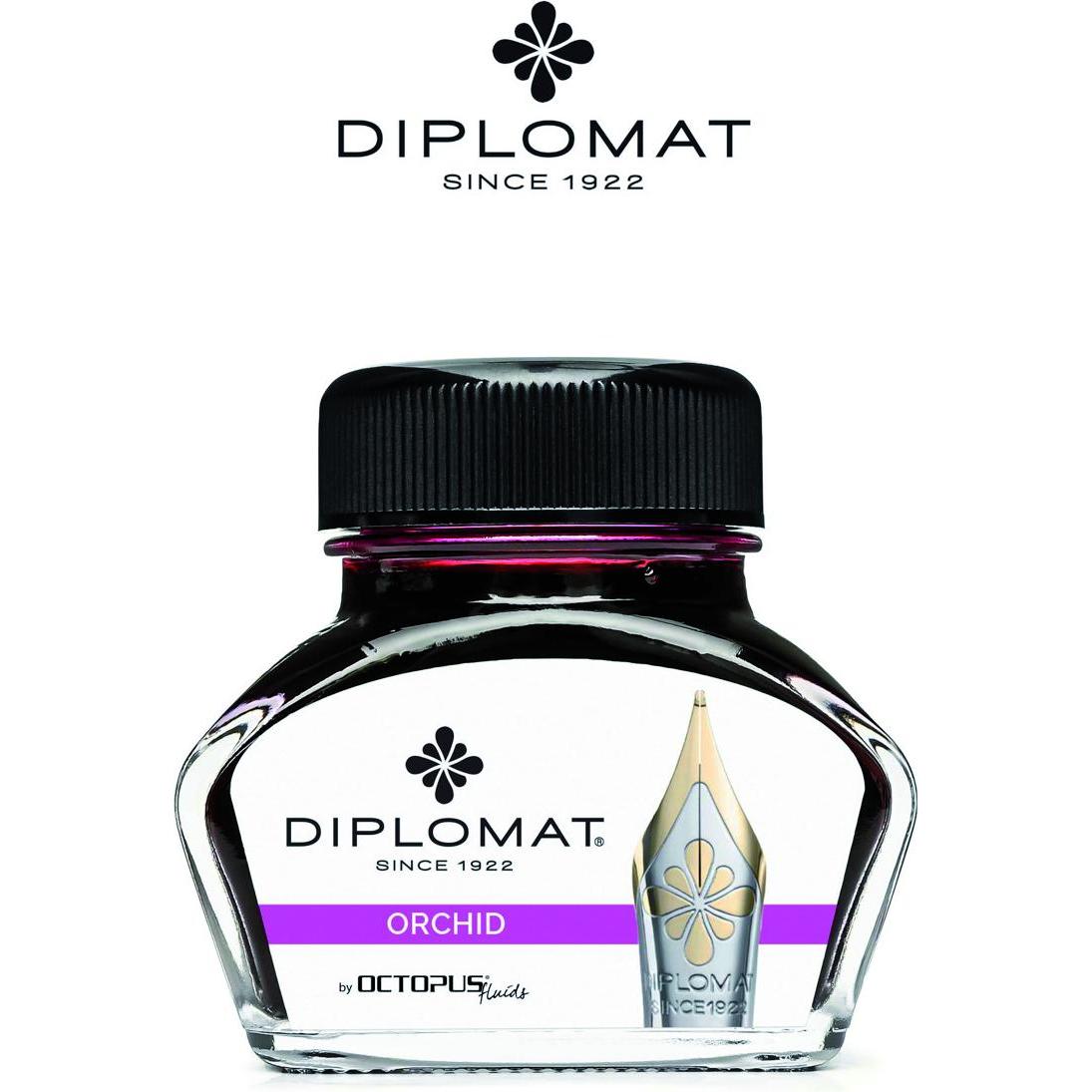 Thumbnail - Diplomat, Ersatzpatrone, Tintenglas Orchidee Rosa 30ml (Nachfülleinheit)