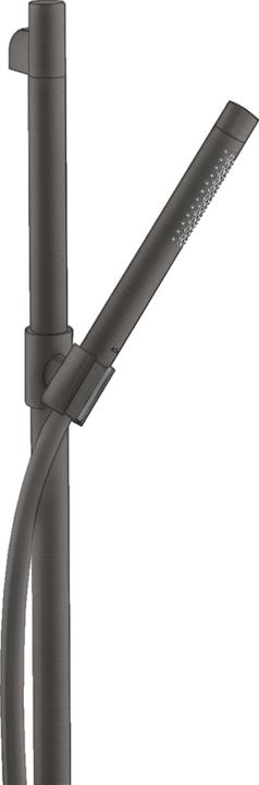 hansgrohe Brauseset AXOR STARCK m 2jet Stabhandbr. brushed black chrome (2 Strahlarten, 16 l/min)